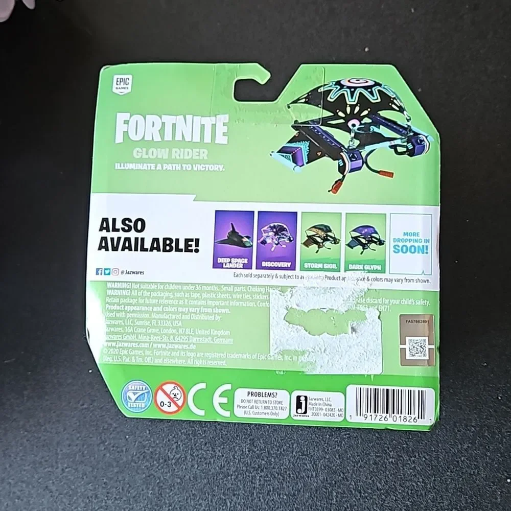Jazwares Fortnite Glow Rider Glider Accessory for 4in Action Figures
